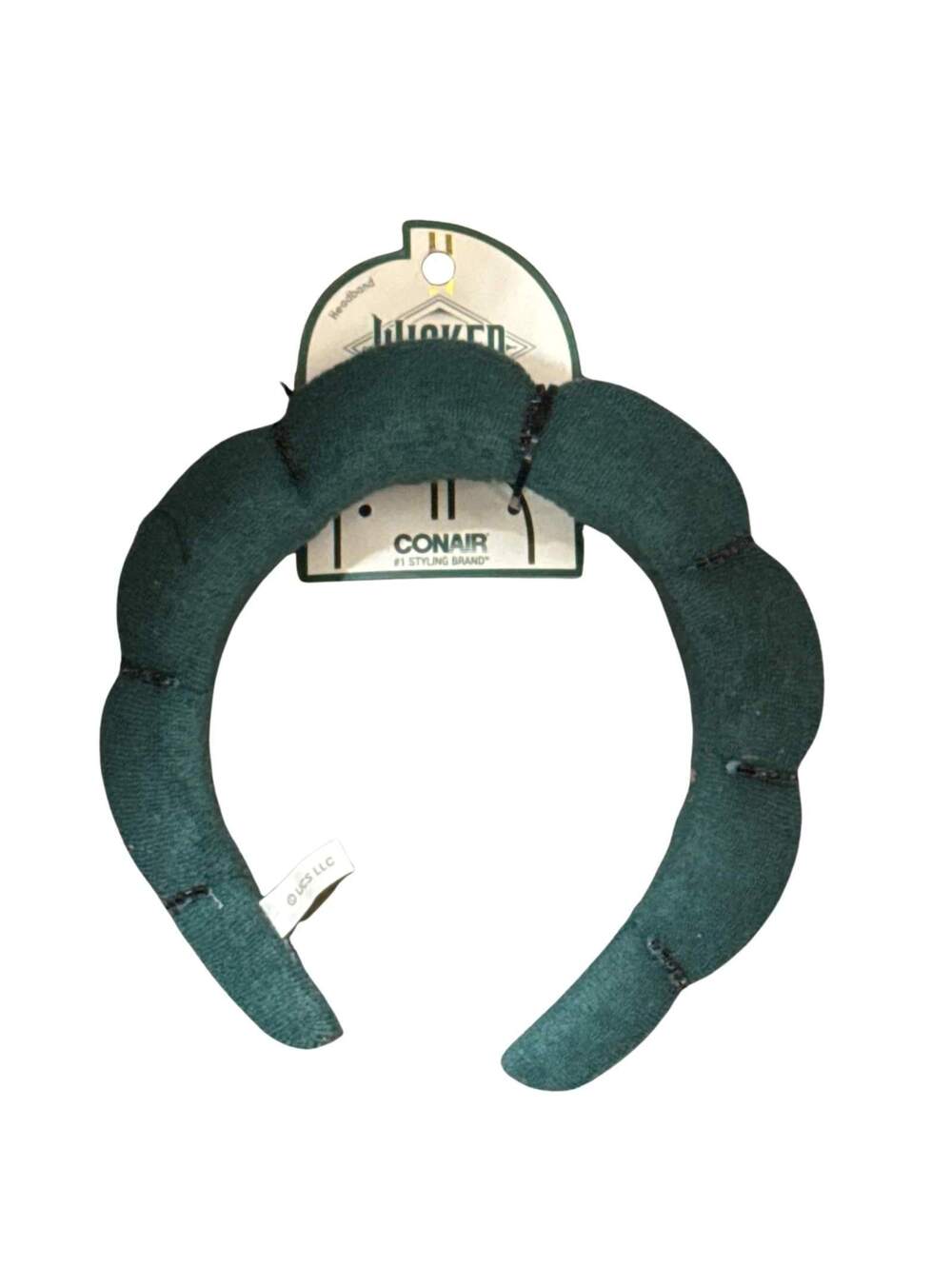 Conair Velvet Padded Headband Green Thick Comfort Hair Band Women NWT